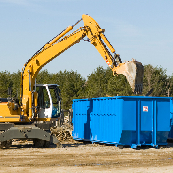 how does a residential dumpster rental service work in Leota Minnesota